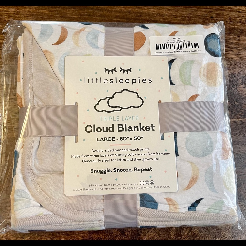 Little Sleepies Luna Cloud Blanket